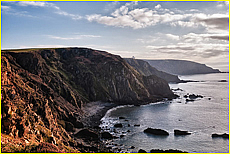 Cornwall Tourism Magazine - Stanbury Mouth Beach - Bude